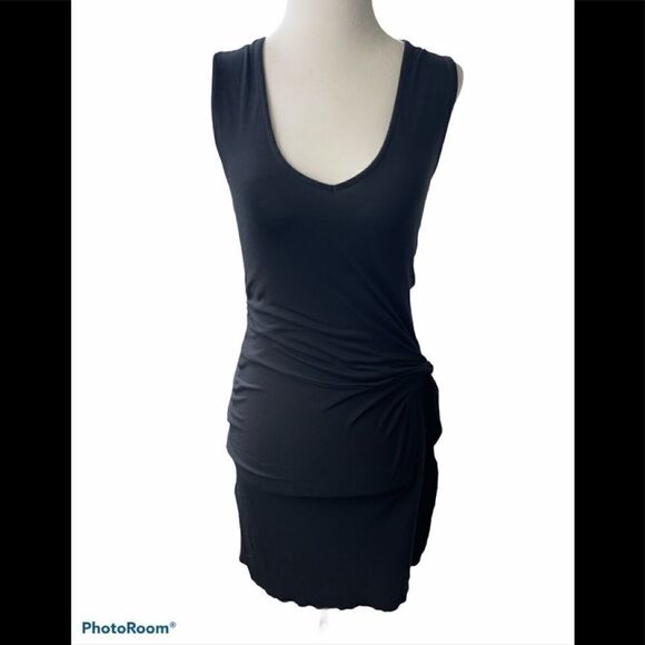 ALL Saints keel mar black dress size small - Picture 3 of 13